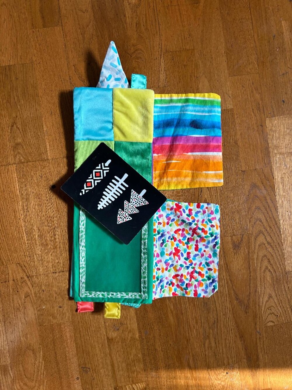 Lovevery Baby Sensory Book Montessori Toy Multicolor